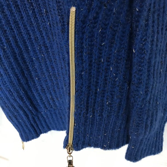 VERSACE JEANS Blue Wool Mohair Blend Sweater - Picture 8 of 8